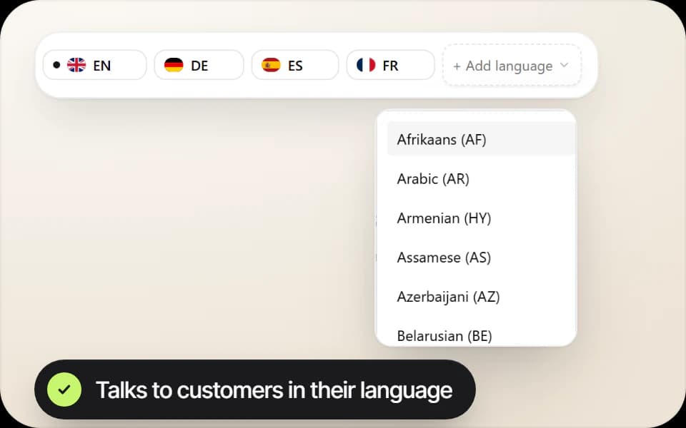 70+ languages
